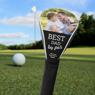 Couvre-club De Golf Meilleur papa par Par Photo personnalisée Fête des