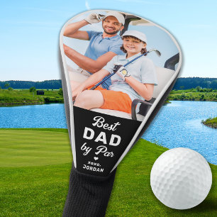 Couvre-club De Golf MEILLEUR PAPA PAR PAR Photo personnalisée Modern G