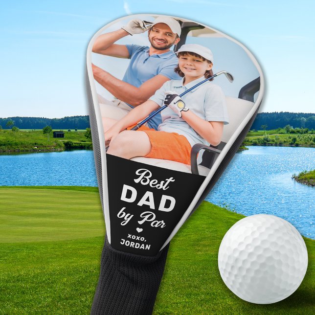 Couvre-club De Golf MEILLEUR PAPA PAR PAR Photo personnalisée Modern G (Créateur téléchargé)