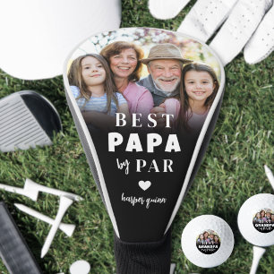 Couvre-club De Golf Meilleur Papa Par Photo