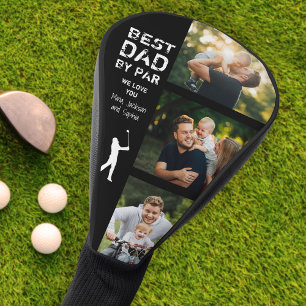 Couvre-club De Golf Meilleur Papa Par Photo Golfeur Cool Fête des Père