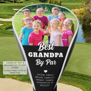 Couvre-club De Golf MEILLEUR PAPA PAR Photo Noms Couleurs Personnalisé