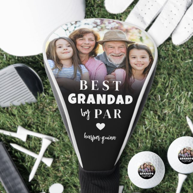 Couvre-club De Golf Meilleur Papi Photo (Best Grandad Photo Golf Head Cover )