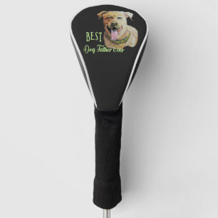 Couvre-club De Golf Meilleur Père Chien Jamais Pit Bull Brindle Dark