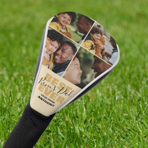 Couvre-club De Golf Meilleur Père de Bonus d'Ever   Collage de photos