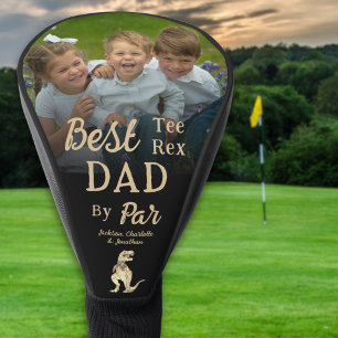 Couvre-club De Golf Meilleur Tee Rex Papa Par Par Photo Personnalisée
