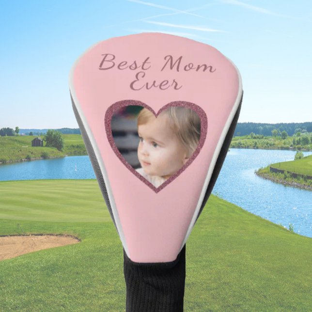 Couvre-club De Golf Meilleure maman Coeurs roses Personnalisé Enfants  (Créateur téléchargé)