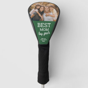 Couvre-club De Golf Meilleure maman par Par Photo personnalisée Vert m