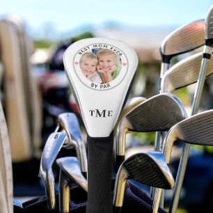 Couvre-club De Golf MEILLEURE MOM JAMAIS PAR PAR Photo Monogramme Init