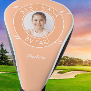 Couvre-club De Golf Meilleure Nana Par Grand-mère Photo Personnalisée
