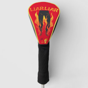 Couvre-club De Golf Menteur, menteur, Pant est en feu