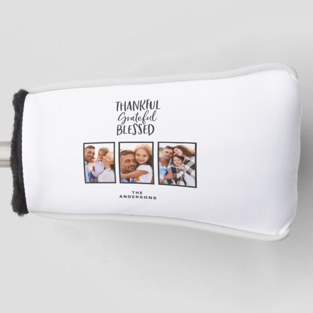 Couvre-club De Golf Merci reconnaissant béni photo de grâces (Devant)