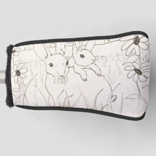 Couvre-club De Golf Mère mignonne lapin lapin lapin