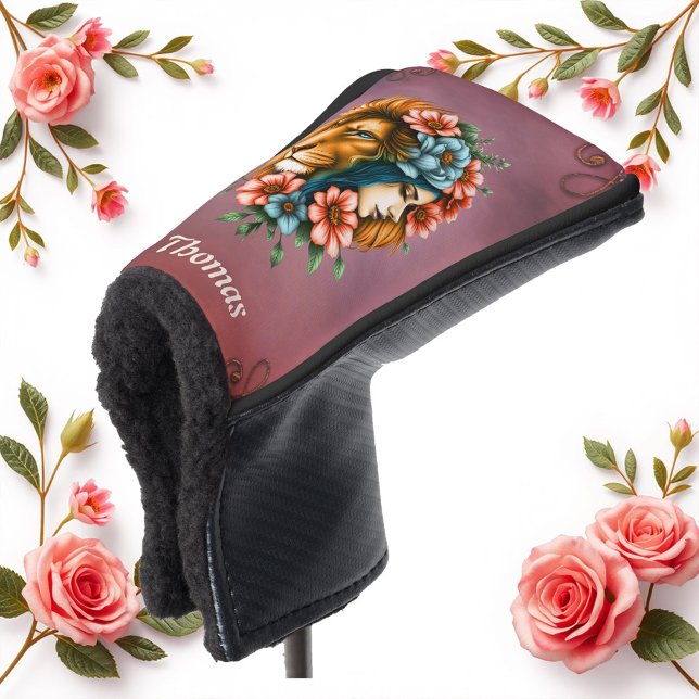 Couvre-club De Golf Merveilleuse femme dont les cheveux longs et fluid (Créateur téléchargé)