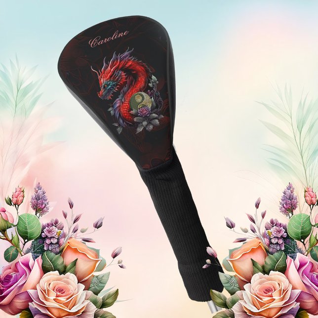 Couvre-club De Golf Merveilleux dragon chinois (Dragon)
