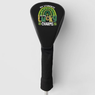 Couvre-club De Golf Mes étudiants sont mes porte-bonheur St Patrick's 