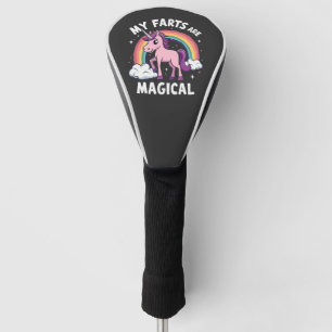 Couvre-club De Golf Mes Farts sont Magique Funny Unicorn Arc-en-ciel