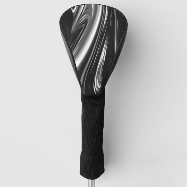 Couvre-club De Golf Métal argenté fluide (Devant)