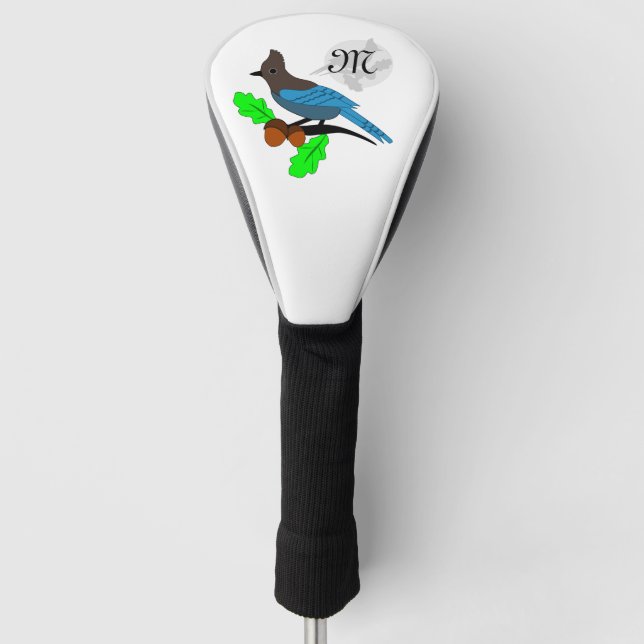 Couvre-club De Golf Metteur Blue Jay Monogram (Devant)