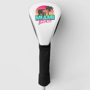 Couvre-club De Golf Miami Beach Travel Vintage