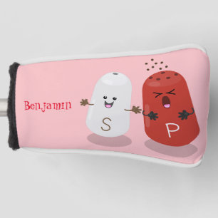 Couvre-club De Golf Mignons shake-sel et poivre kawaii en forme de car