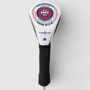 Couvre-club De Golf Mississippi State Circle Custom Golf Head Cover