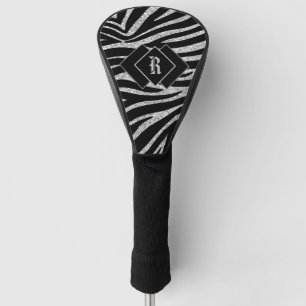 Couvre-club De Golf Mod Zebra Imprimer Monogramme