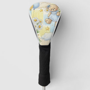 Couvre-club De Golf Modèle de jardin de marguerites Ourson (2)