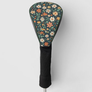 Couvre-club De Golf Modèle floral simple