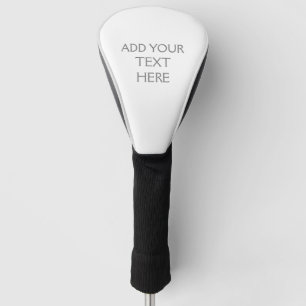 Couvre-club De Golf Moderne Minimaliste Personnalisé Ajouter Texte