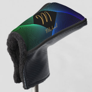 Couvre-club De Golf Modifier le nom initial Ajouter le nom Geometry Gr