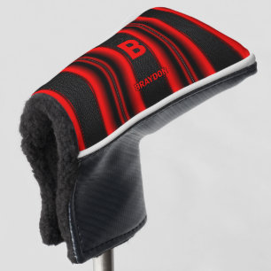 Couvre-club De Golf Modifier le nom initial Ajouter le nom rouge sur l