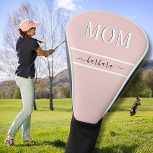 Couvre-club De Golf MOM unique rose personnalisé personnalisé personna