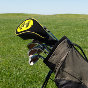 Couvre-club De Golf Mon Autre Boule Est Un Pickleball Jaune De Golfeur