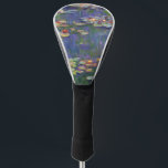 Couvre-club De Golf Monet Water Lilies Chef-d'oeuvre Peinture<br><div class="desc">Monet Water Lilies - Ce tableau Monet classique a été peint par Claude Monet en 1916. Il fait partie de sa célèbre collection de nénuphars où il peint dans son jardin à Giverney,  France. Un tableau de chef-d'oeuvre.</div>