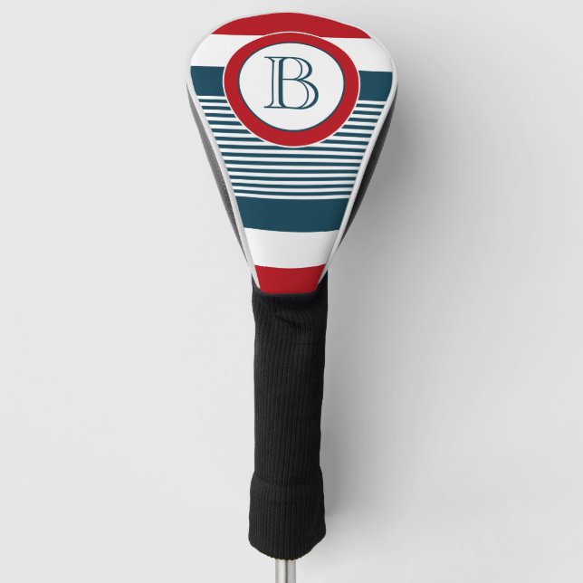 Couvre-club De Golf Monogram design (Devant)