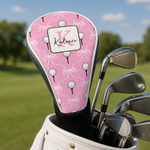 Monogramme à motif de nœud rose élégant