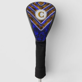 Couvre-club De Golf Monogramme Abstrait carré