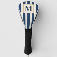 Monogramme Bleu Élégant Personnalisé