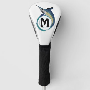 Couvre-club De Golf Monogramme de saut d'espadon