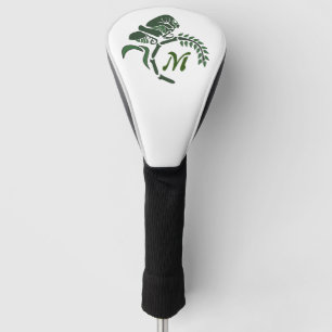 Couvre-club De Golf Monogramme de sauterelles à capuchon