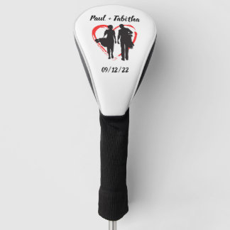 Couvre-club De Golf Monogramme initial et nom personnalisé