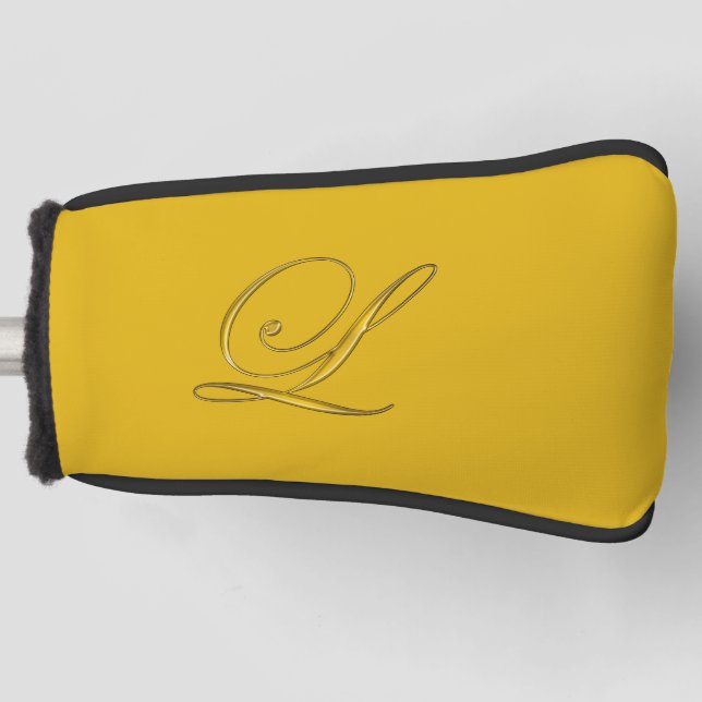 Couvre-club De Golf Monogramme L initial (Devant)