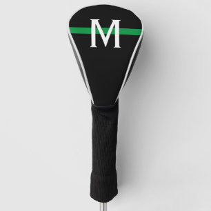 Couvre-club De Golf Monogramme mince de Ligne Verte