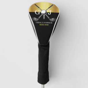 Couvre-club De Golf Monogramme minimaliste sur mesure