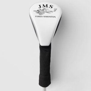 Couvre-club De Golf Monogramme personnalisé Golf Club Casquette Glove