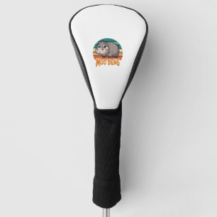 Couvre-club De Golf Moo Deng bébé hippo zoo bébé hippo Vintage Long Sl