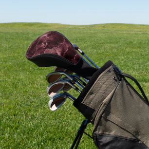 Couvre-club De Golf Moody Agate   Vin Bordeaux Sangria Merlot Maroon