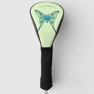 Couvre-club De Golf Moon Moth Magic - Papillon Lover Art