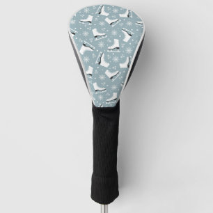 Couvre-club De Golf Motif à thème hiver avec patins à glace